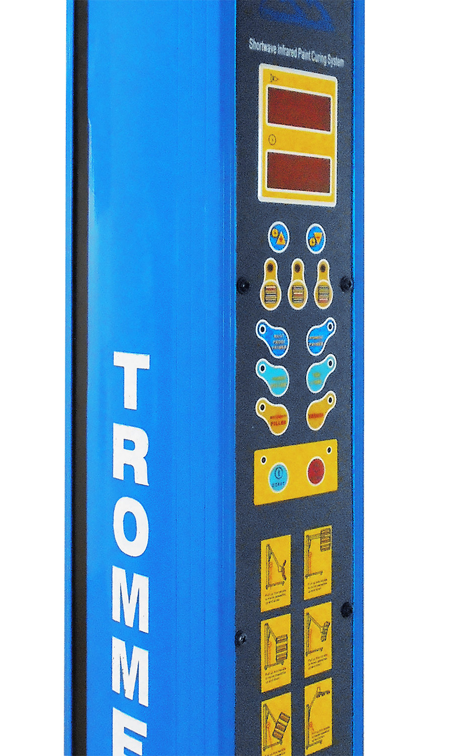 Trommelberg Mobiler Kurzwelliger Infrarot IR Strahler und Lacktrockner 3  x 1100 W