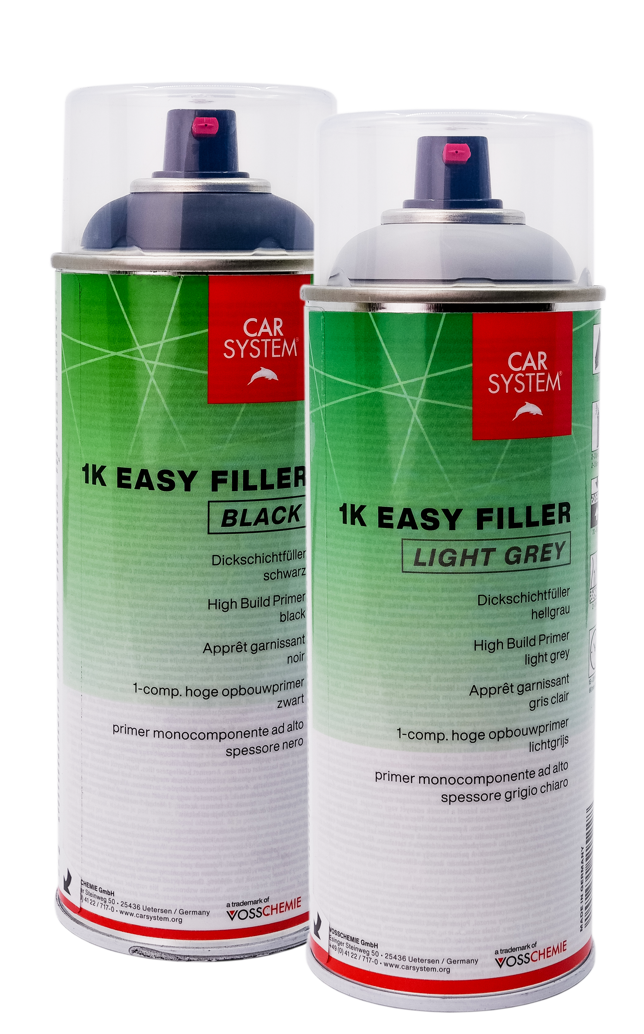 CarSystem Easy Filler Spray 1K Dickschichtfüller 400 ml Weiß 400 ml