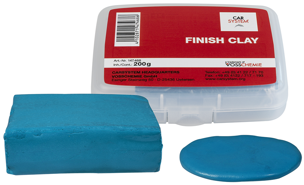 CarSystem Reinigungsknete Finish Clay green 200 g