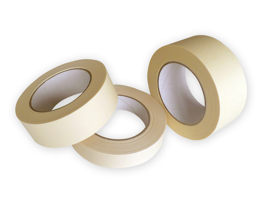 Abdeckband 50 mm x 50 m  weiss bis 80 Grad Abklebeband