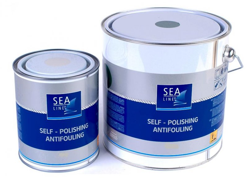 Sea-Line Antifouling selbstschleifend selbstpolierendes für Stahl GFK/GRP und Holz 0,75 Liter