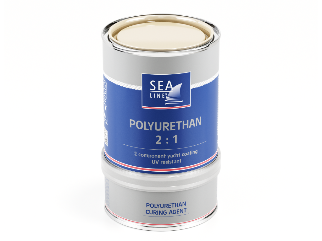 Kopie von SEA-LINE® POLYURETHAN Deckanstrich 0,75L PU-Bootslack Weiss 9010 Hochglänzend