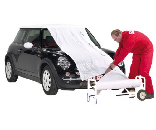 Kopie von Abdeckfolie 4 m x 300 m Lackierfolie Farbhaftung transparent