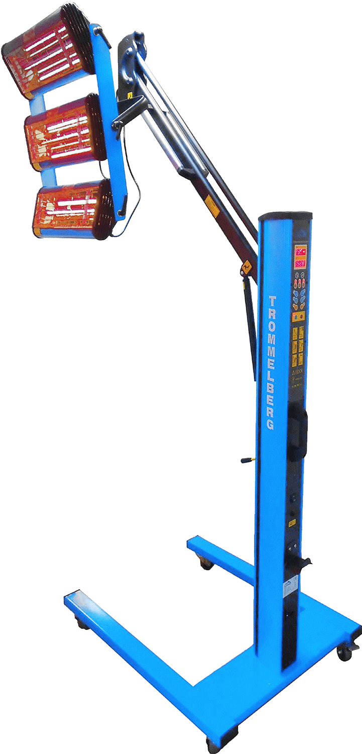 Trommelberg Mobiler Kurzwelliger Infrarot IR Strahler und Lacktrockner 3  x 1100 W