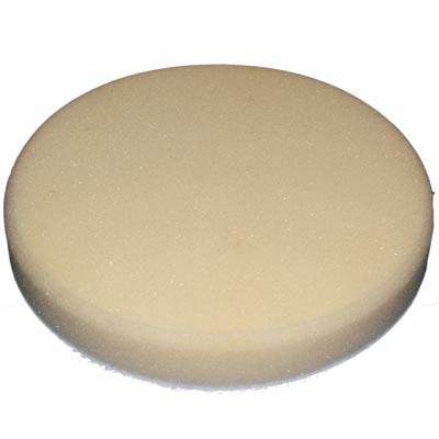 Polierschwamm Ø 150 mm weiß very hard weiss glatt fest feinporig