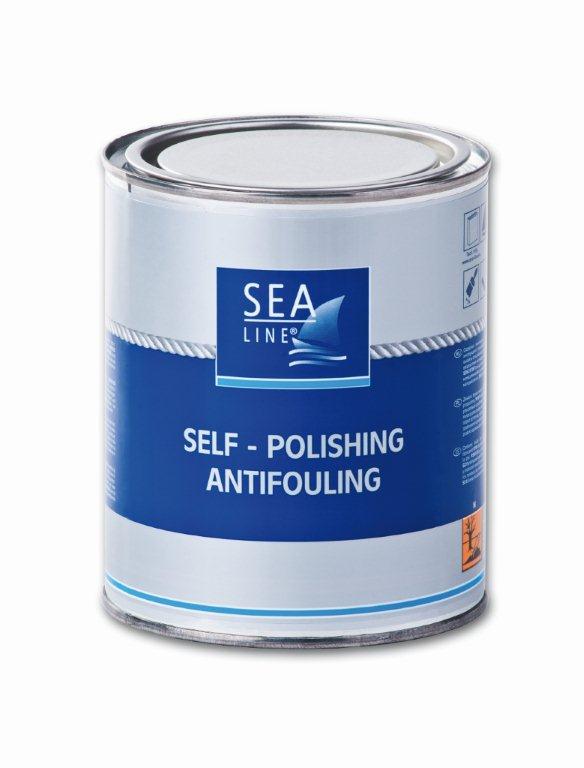 Sea-Line Antifouling selbstschleifend selbstpolierendes für Stahl GFK/GRP und Holz 0,75 Liter