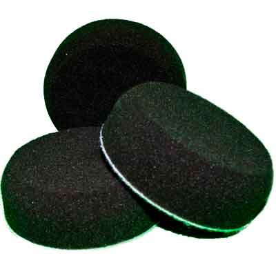 Soft Polierschwamm  anthrazit glatt weich 75 mm